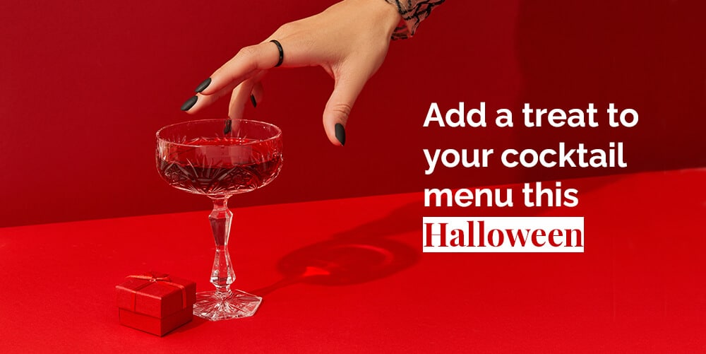 Header - Add a treat to your cocktail menu this Halloween.